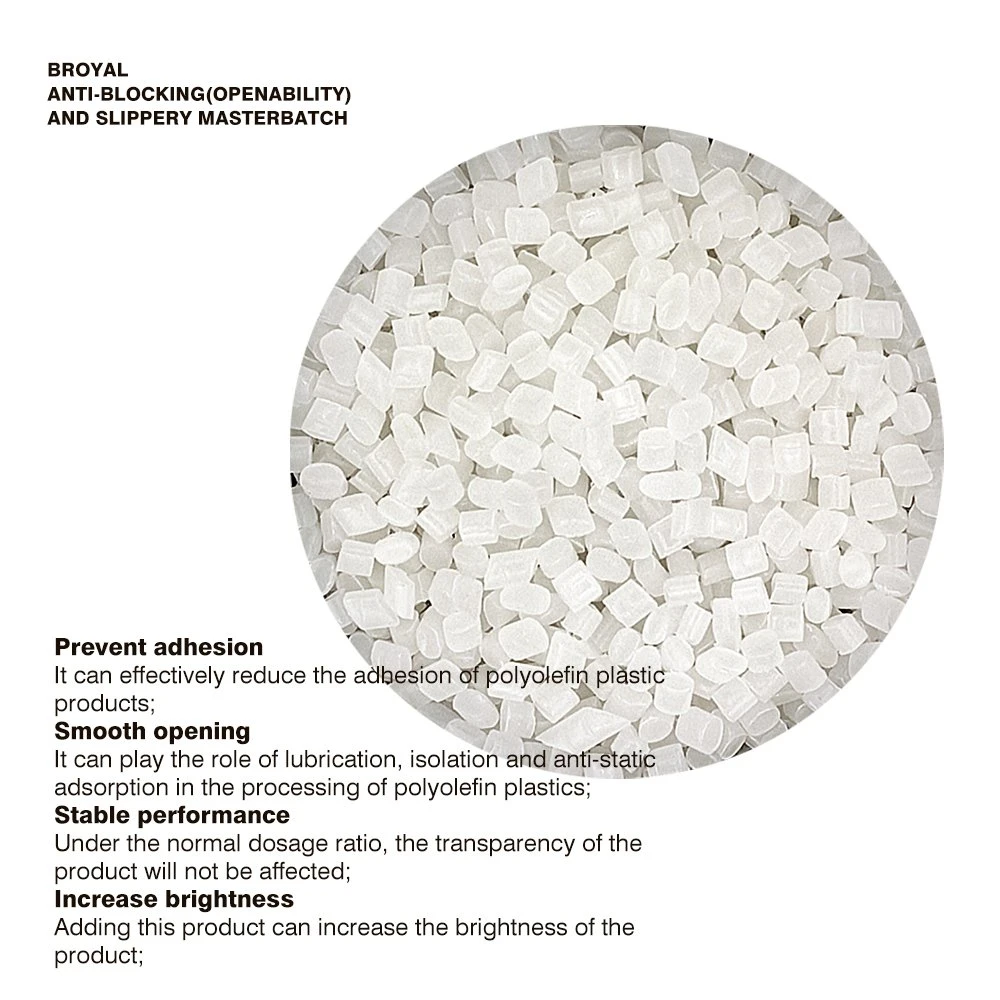 Good Dispersibility Anti-Block Masterbatch/Plastic Additive Pellets/ Functional Masterbatch Price for PP PE Stretch Film