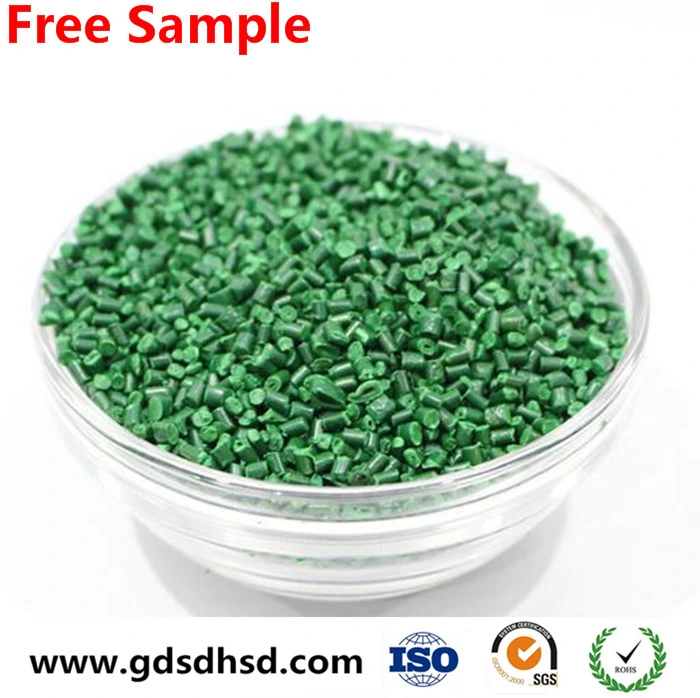 Plastic Additive Filler Compound Green Color Masterbatch